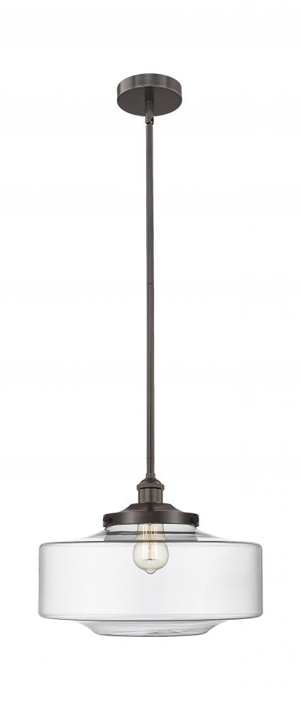 Bridgeton - 1 Light - 16 inch - Oil Rubbed Bronze - Stem Hung - Mini Pendant