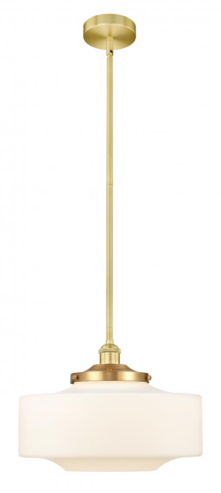Bridgeton - 1 Light - 16 inch - Satin Gold - Stem Hung - Mini Pendant