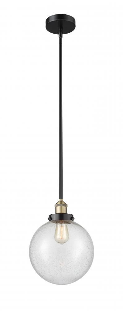 Beacon - 1 Light - 10 inch - Black Antique Brass - Cord hung - Mini Pendant