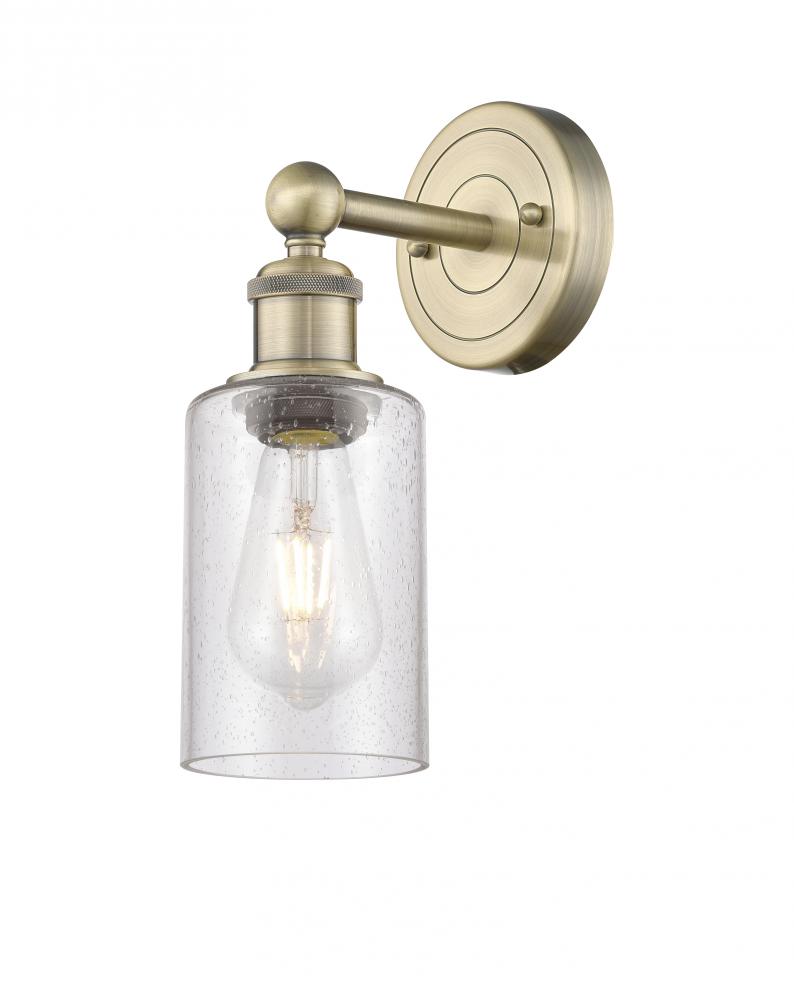 Clymer - 1 Light - 4 inch - Antique Brass - Sconce