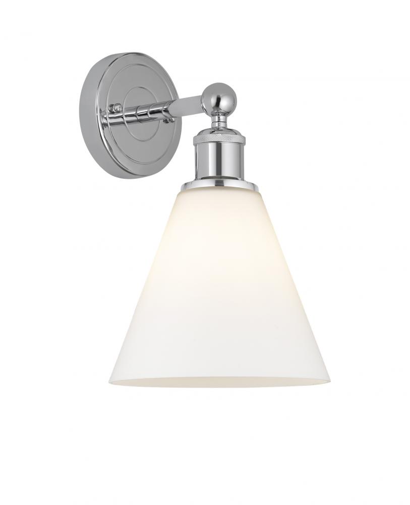 Berkshire - 1 Light - 8 inch - Polished Chrome - Sconce