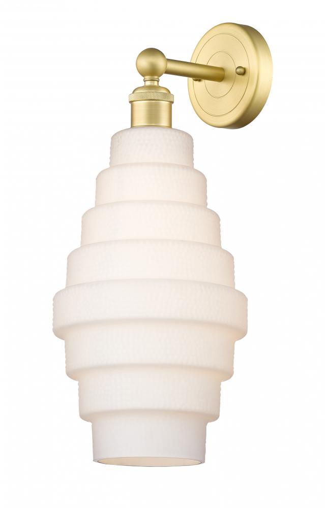 Cascade - 1 Light - 8 inch - Satin Gold - Sconce