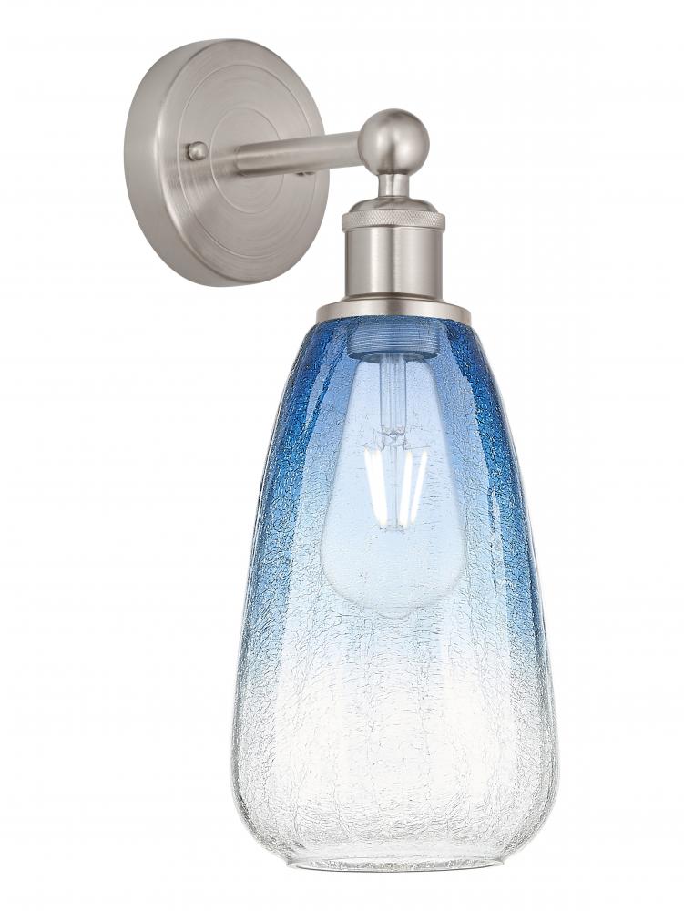 Brookhaven Almond - 1 Light - 6 inch - Brushed Satin Nickel - Sconce