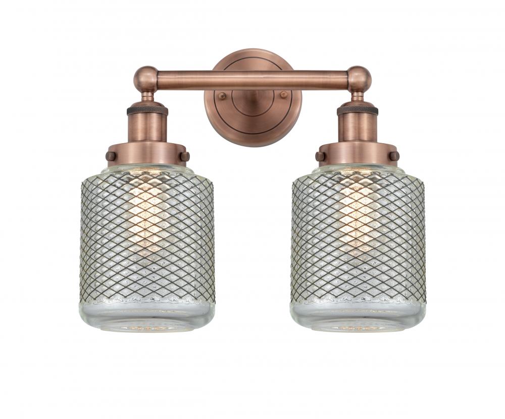 Stanton - 2 Light - 15 inch - Antique Copper - Bath Vanity Light