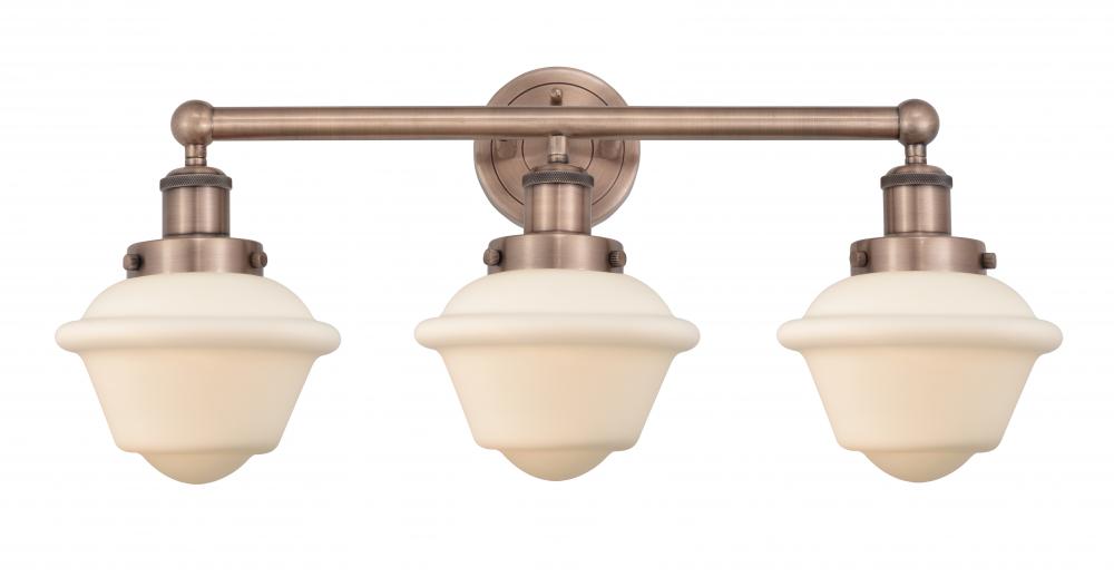 Oxford - 3 Light - 25 inch - Antique Copper - Bath Vanity Light