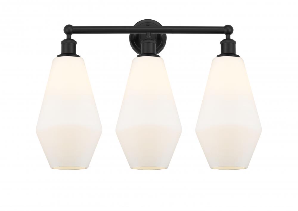 Cindyrella - 3 Light - 25 inch - Matte Black - Bath Vanity Light