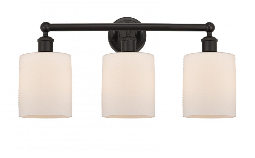 Cobbleskill - 3 Light - 23 inch - Oil Rubbed Bronze - Bath Vanity Light