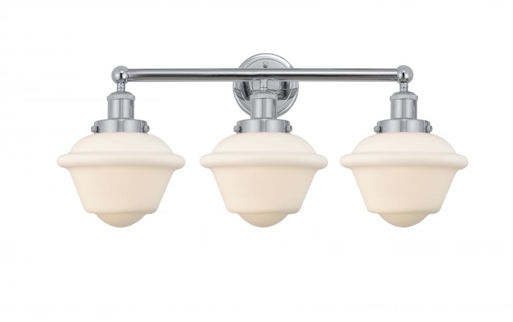 Oxford - 3 Light - 25 inch - Polished Chrome - Bath Vanity Light