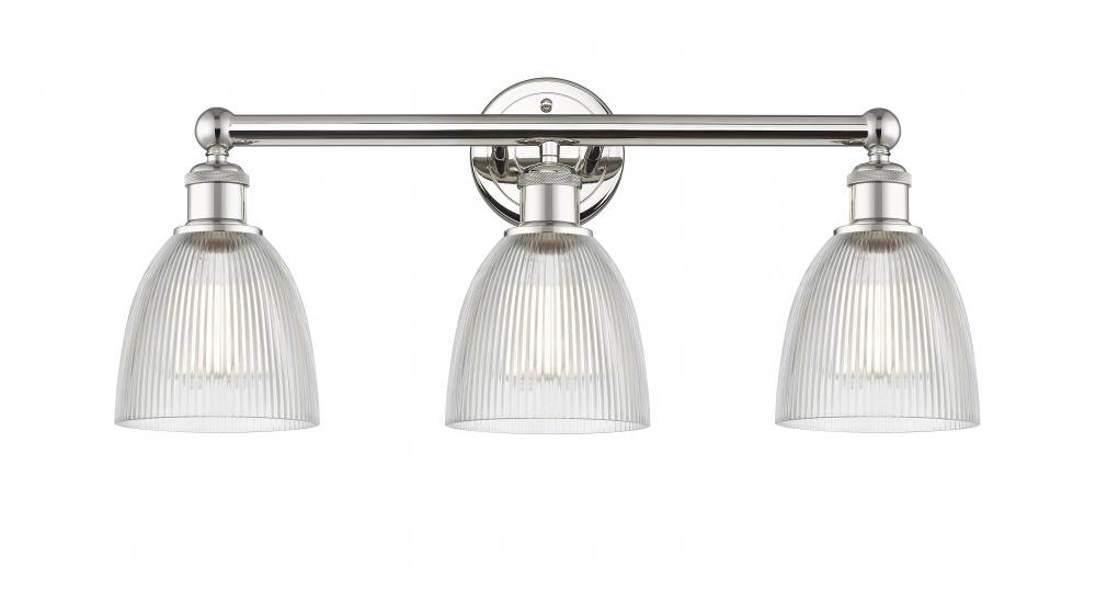 Castile - 3 Light - 24 inch - Polished Nickel - Bath Vanity Light