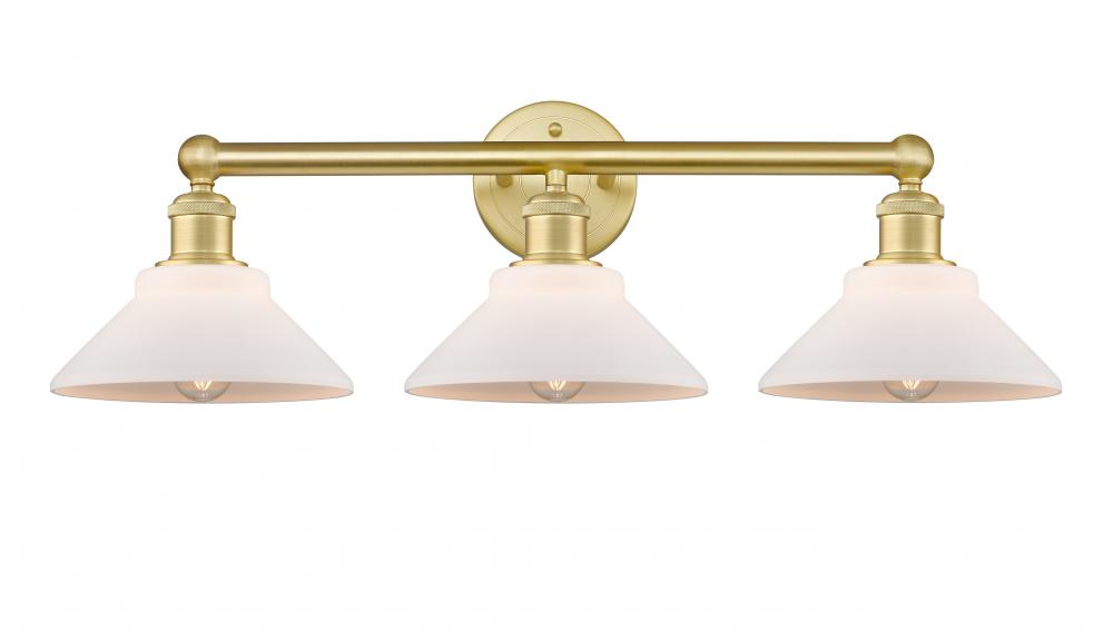 Orwell - 3 Light - 26 inch - Satin Gold - Bath Vanity Light