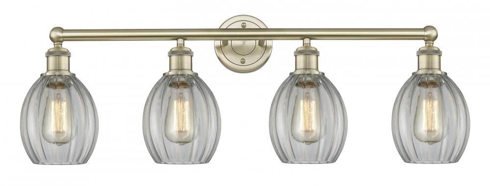 Eaton - 4 Light - 33 inch - Antique Brass - Bath Vanity Light