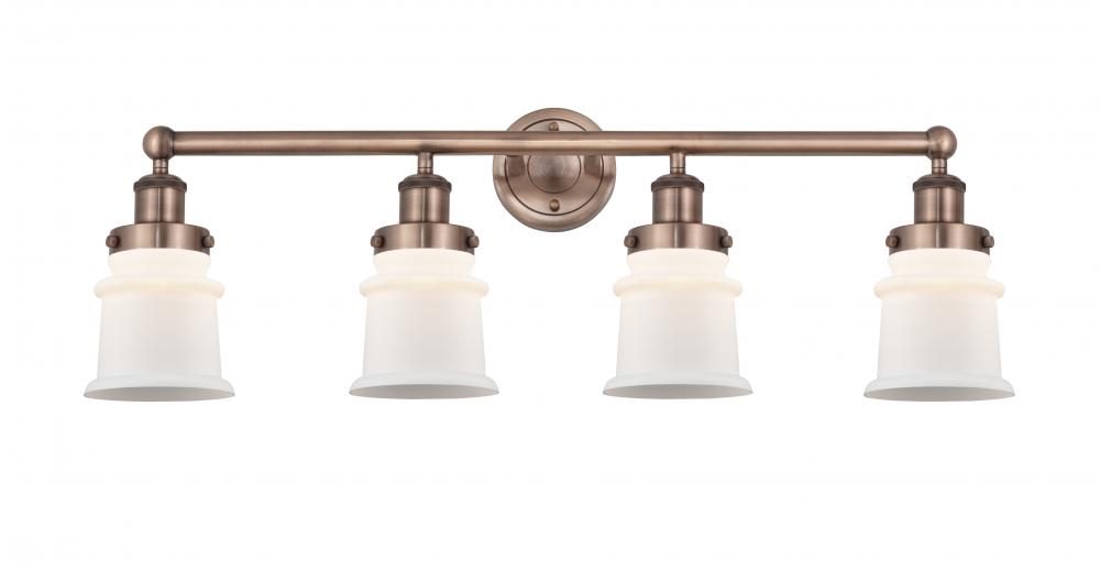 Canton - 4 Light - 32 inch - Antique Copper - Bath Vanity Light