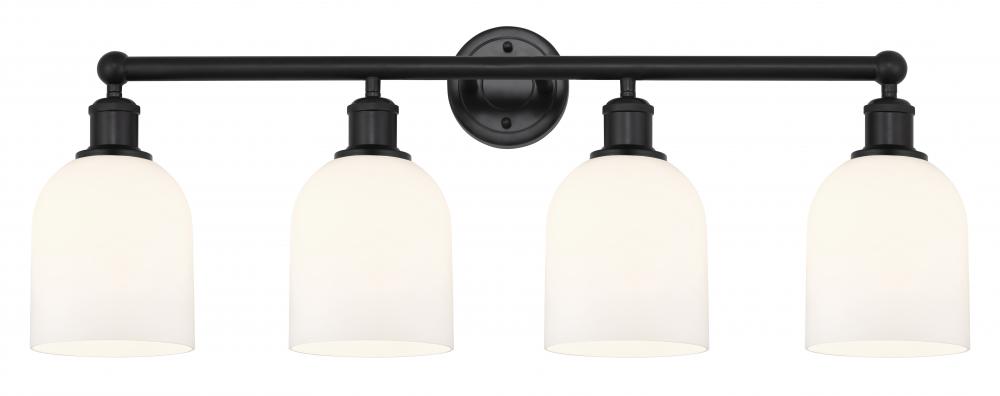 Bella - 4 Light - 33 inch - Matte Black - Bath Vanity Light