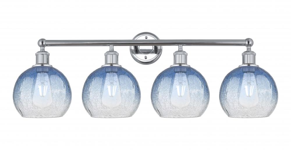 Brookhaven Globe - 4 Light - 35 inch - Polished Chrome - Bath Vanity Light