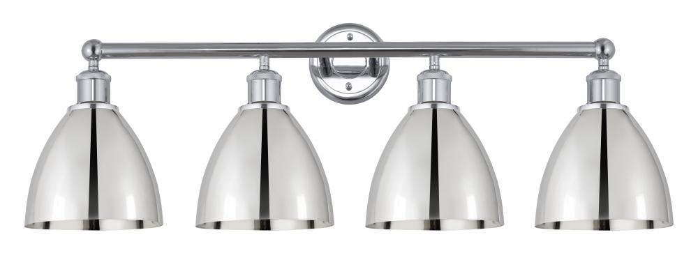 Bristol - 4 Light - 35 inch - Polished Chrome - Bath Vanity Light