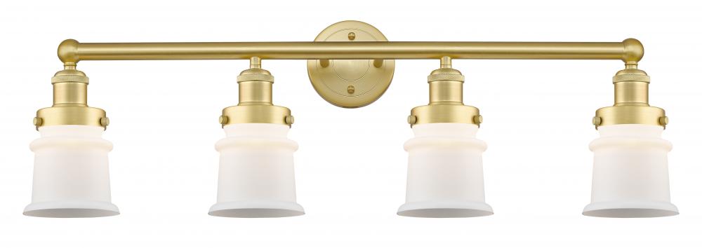 Canton - 4 Light - 32 inch - Satin Gold - Bath Vanity Light