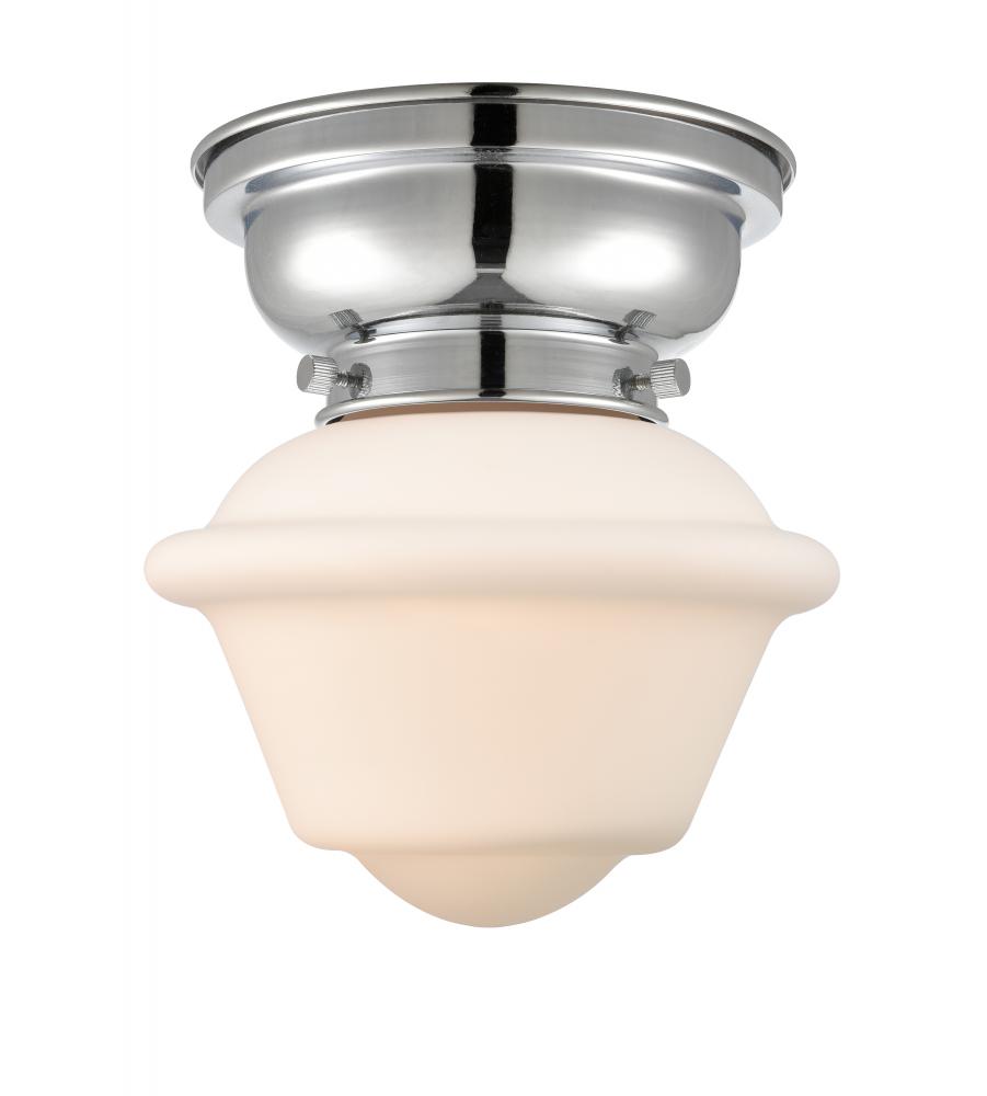 Oxford - 1 Light - 8 inch - Polished Chrome - Flush Mount