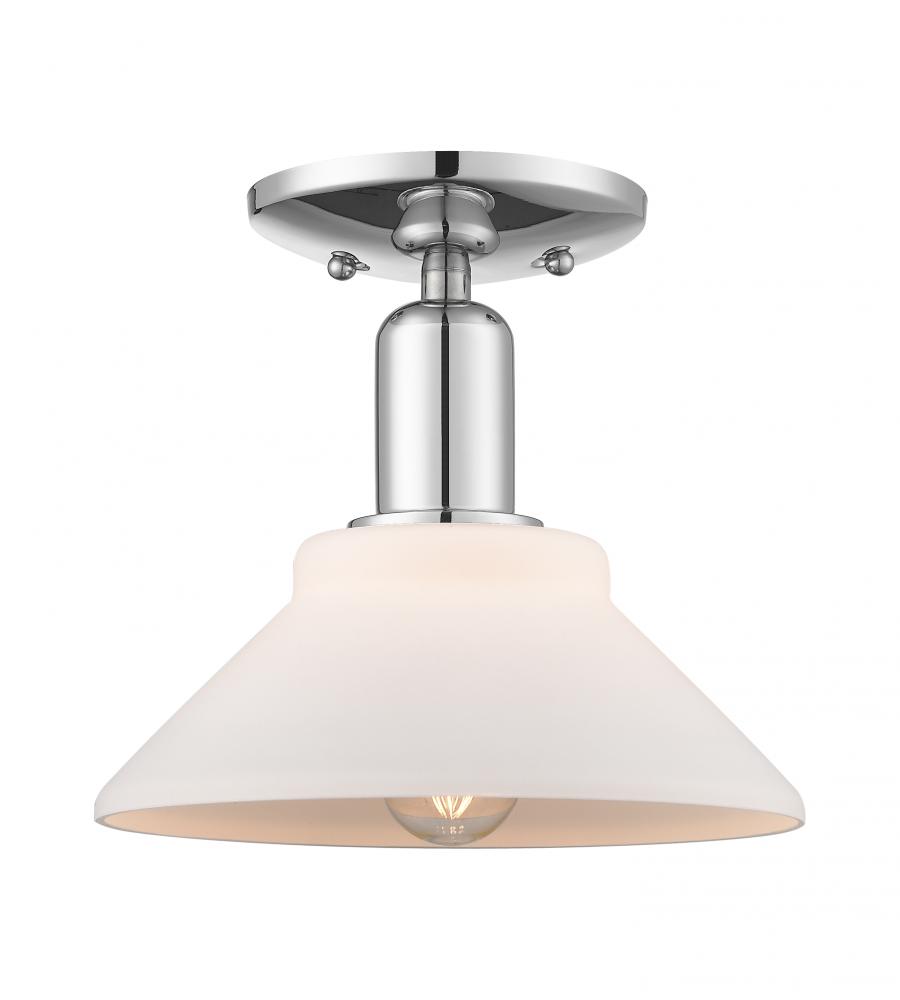 Orwell - 1 Light - 8 inch - Polished Chrome - Semi-Flush Mount