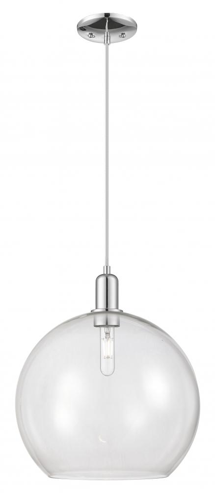 Athens - 1 Light - 14 inch - Polished Chrome - Cord hung - Mini Pendant