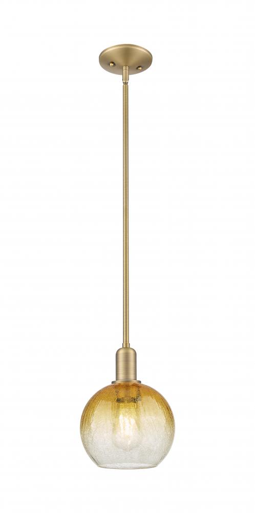 Brookhaven Globe - 1 Light - 6 inch - Antique Copper - Mini Pendant