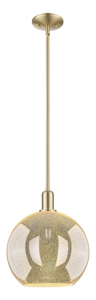 Athens - 1 Light - 12 inch - Champagne Bronze - Stem hung - Mini Pendant