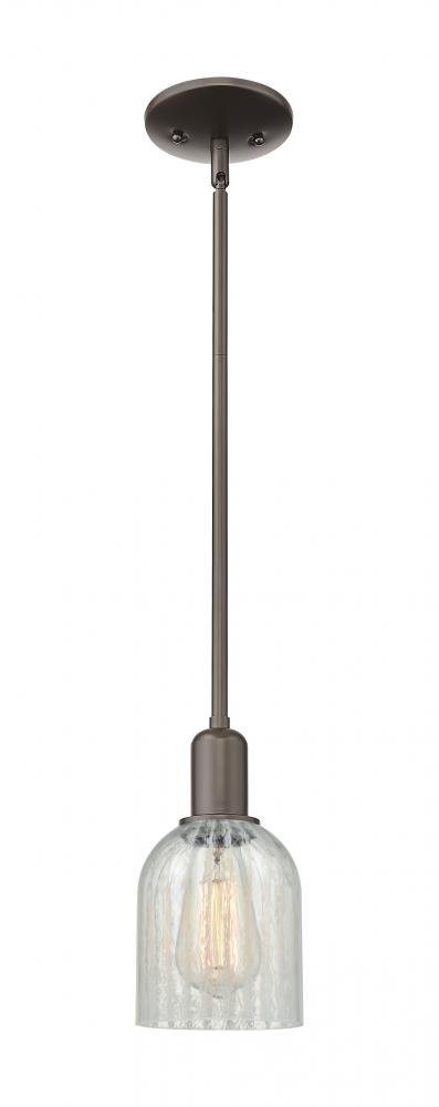 Caledonia - 1 Light - 5 inch - Oil Rubbed Bronze - Stem hung - Mini Pendant
