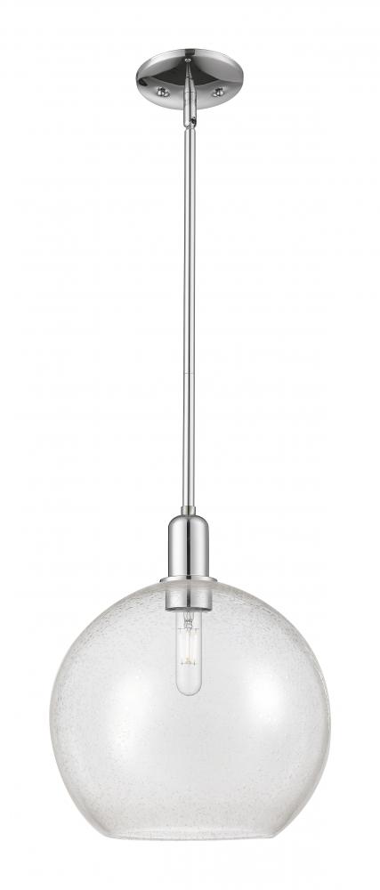 Athens - 1 Light - 12 inch - Polished Chrome - Stem hung - Mini Pendant