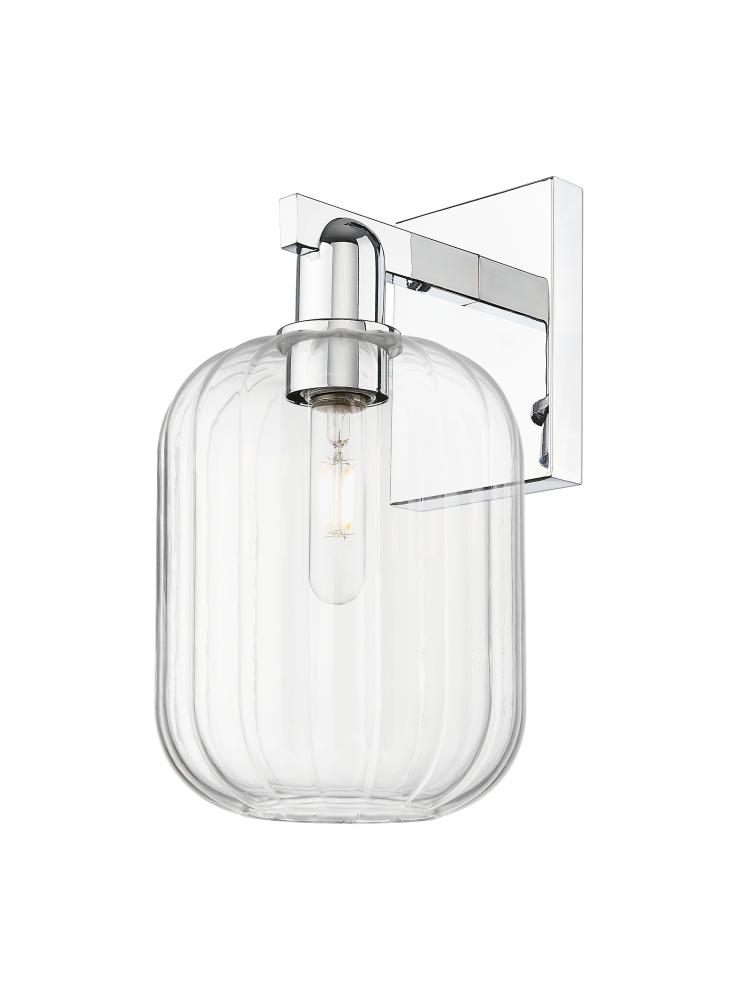 Preston Cylinder - 1 Light - 6 inch - Polished Chrome - Sconce