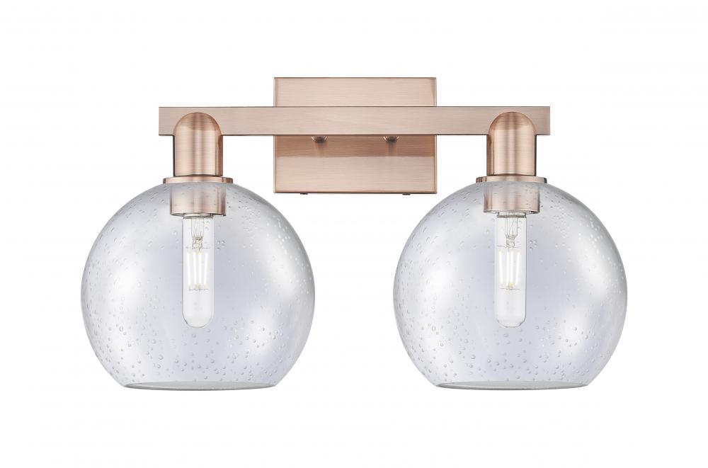 Athens - 2 Light - 19 inch - Antique Copper - Bath Vanity Light