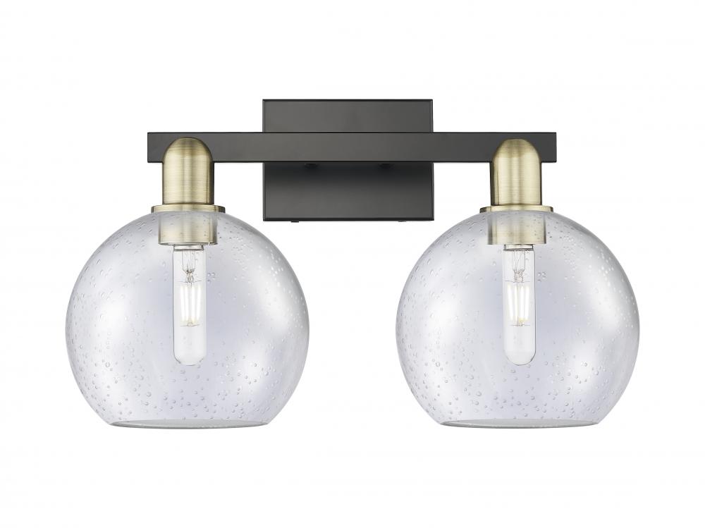 Athens - 2 Light - 19 inch - Black Antique Brass - Bath Vanity Light