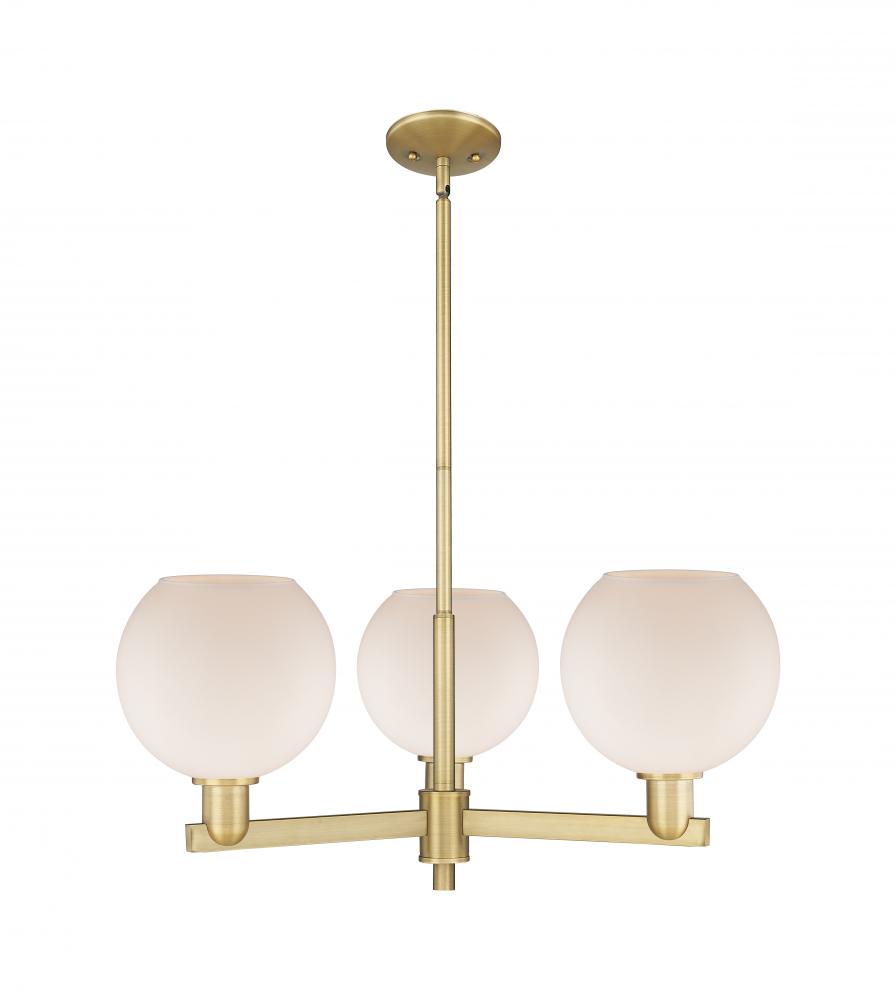 Athens - 3 Light - 30 inch - Brushed Brass - Stem hung - Pendant