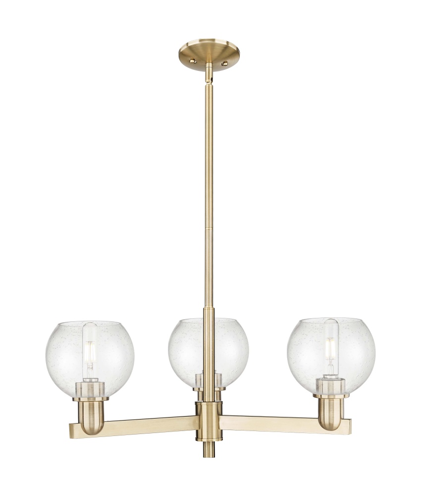 Athens - 3 Light - 28 inch - Champagne Bronze - Stem hung - Pendant