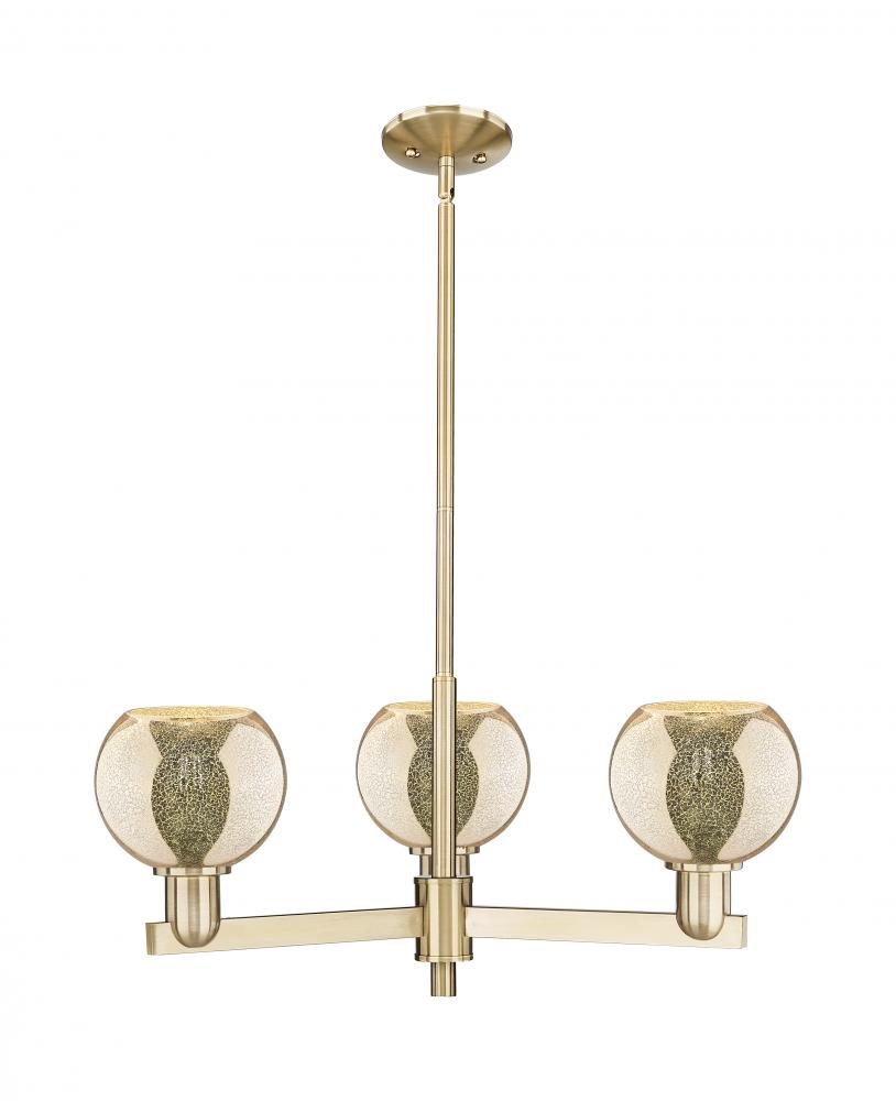 Athens - 3 Light - 28 inch - Champagne Bronze - Stem hung - Pendant