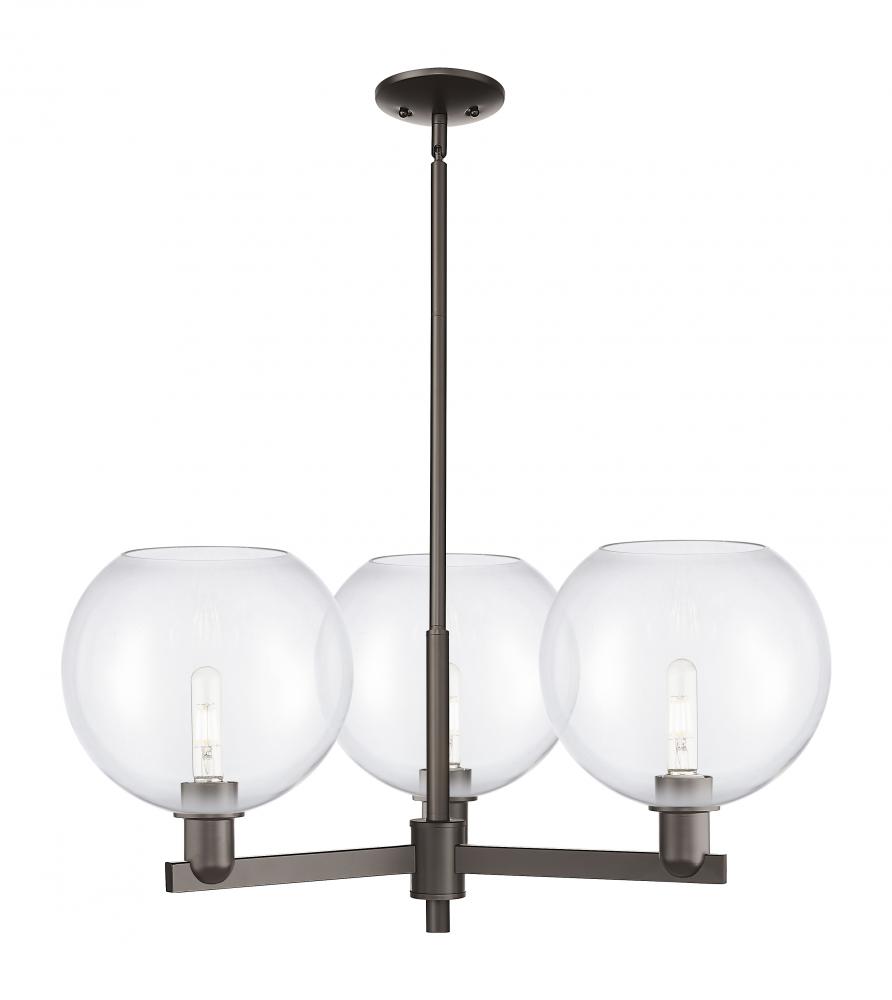 Athens - 3 Light - 32 inch - Oil Rubbed Bronze - Stem hung - Pendant