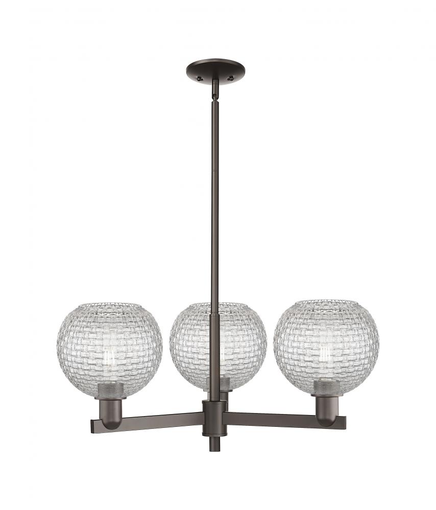 Athens - 3 Light - 30 inch - Oil Rubbed Bronze - Stem hung - Pendant