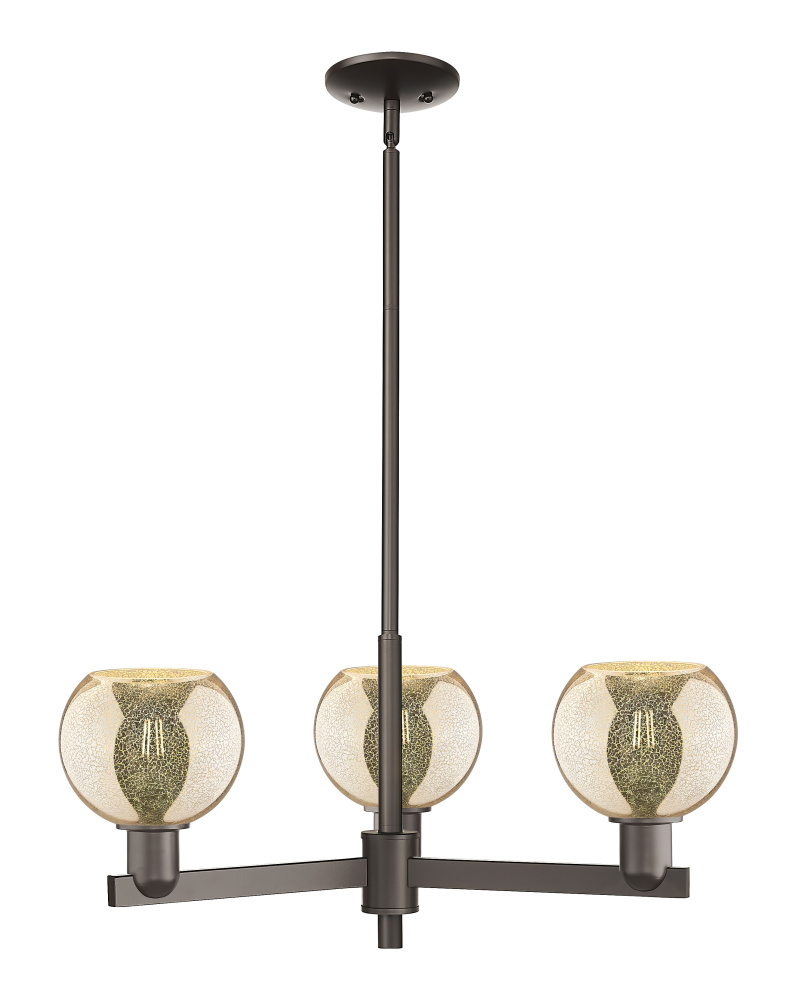 Athens - 3 Light - 28 inch - Oil Rubbed Bronze - Stem hung - Pendant