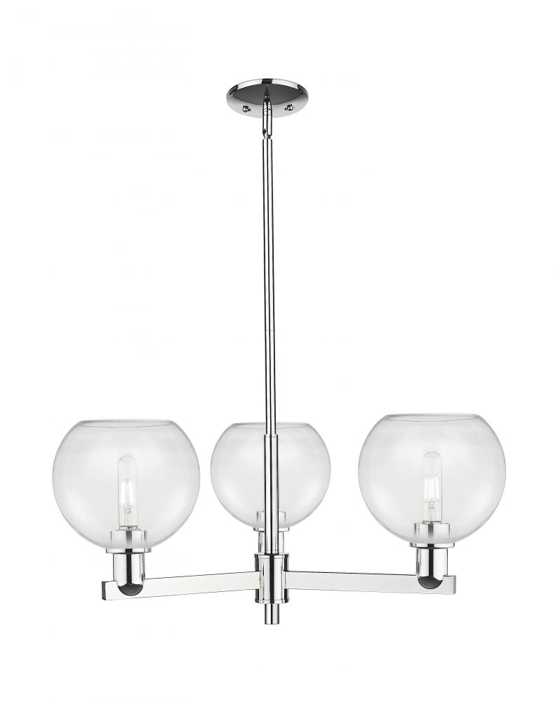 Athens - 3 Light - 30 inch - Polished Chrome - Stem hung - Pendant
