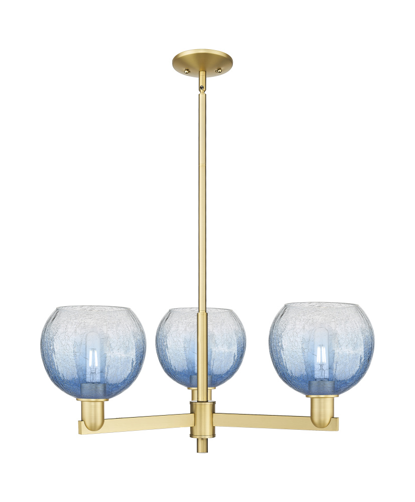 Brookhaven Globe - 3 Light - 18 inch - Satin Gold - Pendant