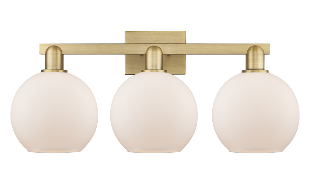 Athens - 3 Light - 27 inch - Brushed Brass - Bath Vanity Light