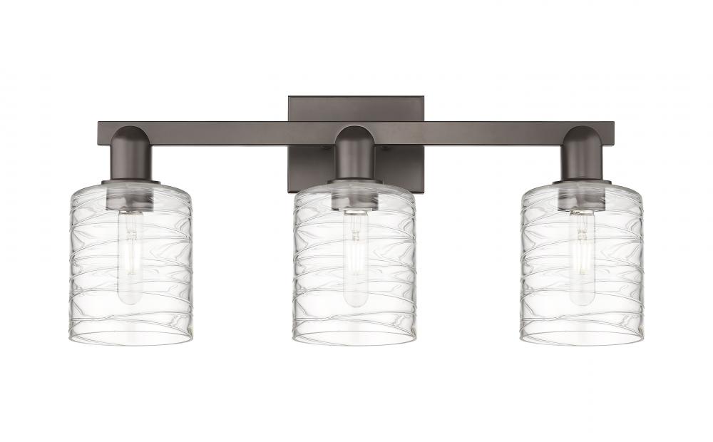 Cobbleskill - 3 Light - 24 inch - Oil Rubbed Bronze - Bath Vanity Light