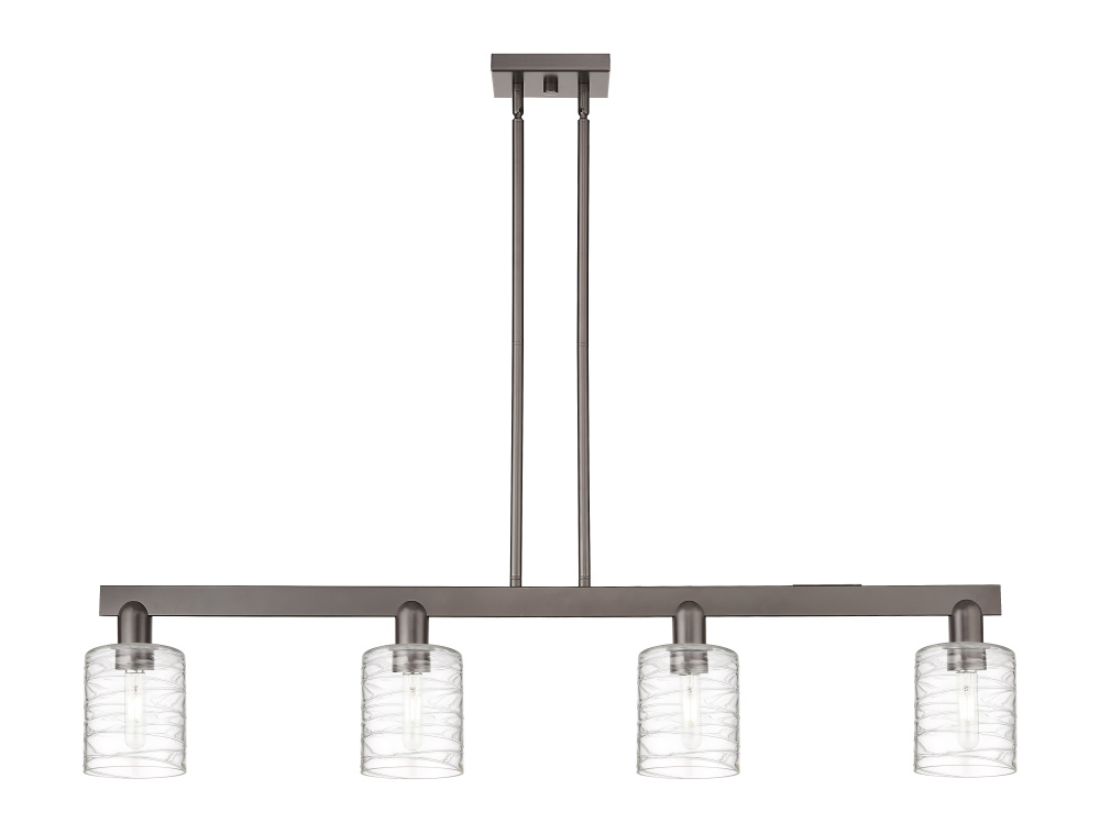 Cobbleskill - 4 Light - 48 inch - Oil Rubbed Bronze - Stem hung - Island Light
