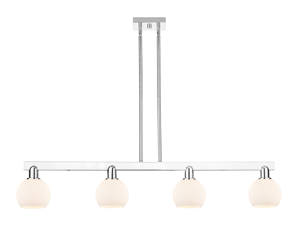 Athens - 4 Light - 49 inch - Polished Chrome - Stem hung - Island Light