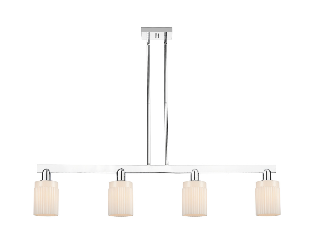 Hadley - 4 Light - 47 inch - Polished Chrome - Stem hung - Island Light