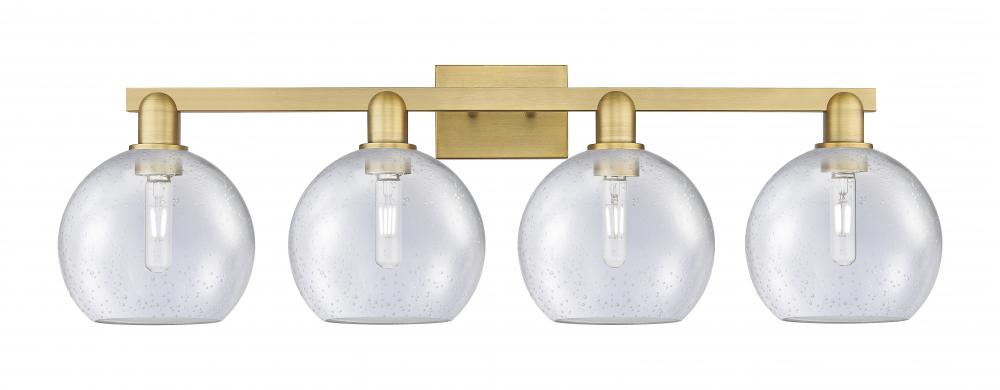 Athens - 4 Light - 35 inch - Brushed Brass - Bath Vanity Light