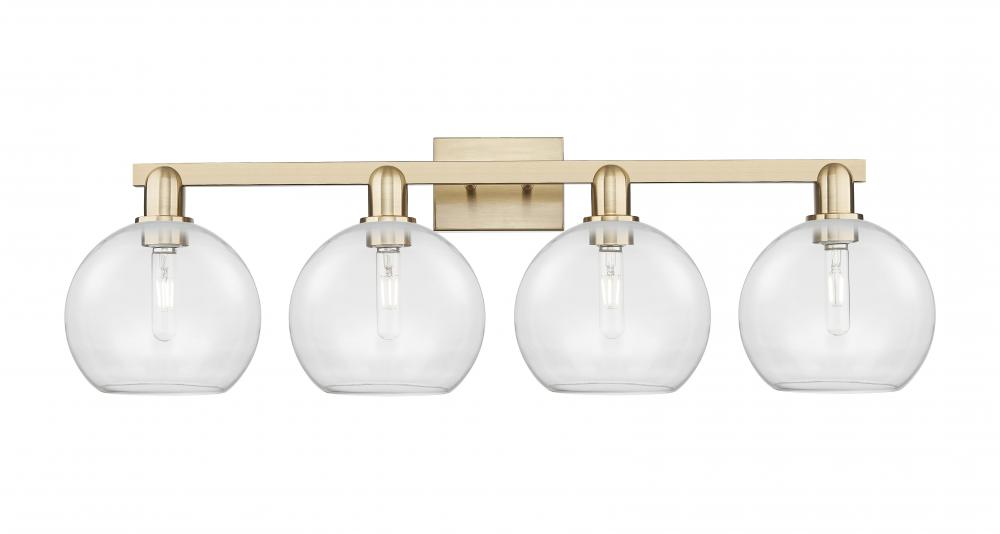 Athens - 4 Light - 35 inch - Champagne Bronze - Bath Vanity Light