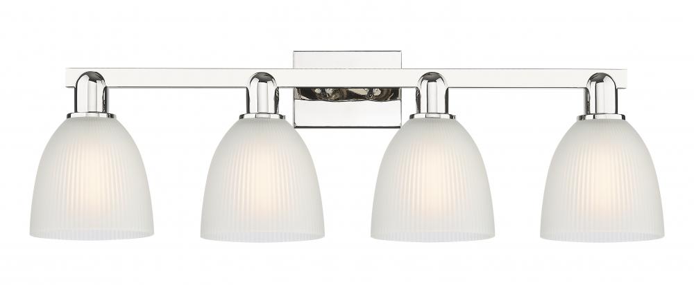 Castile - 4 Light - 33 inch - Brushed Satin Nickel - Bath Vanity Light