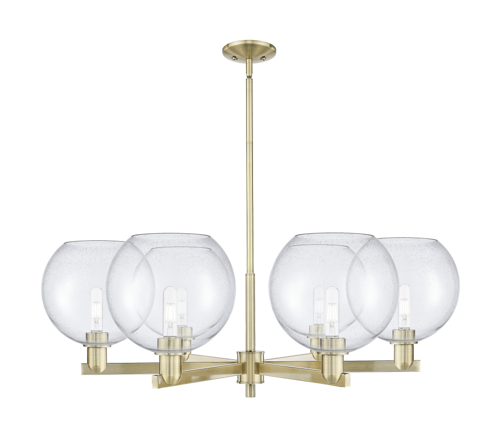 Athens - 6 Light - 40 inch - Antique Brass - Stem hung - Chandelier