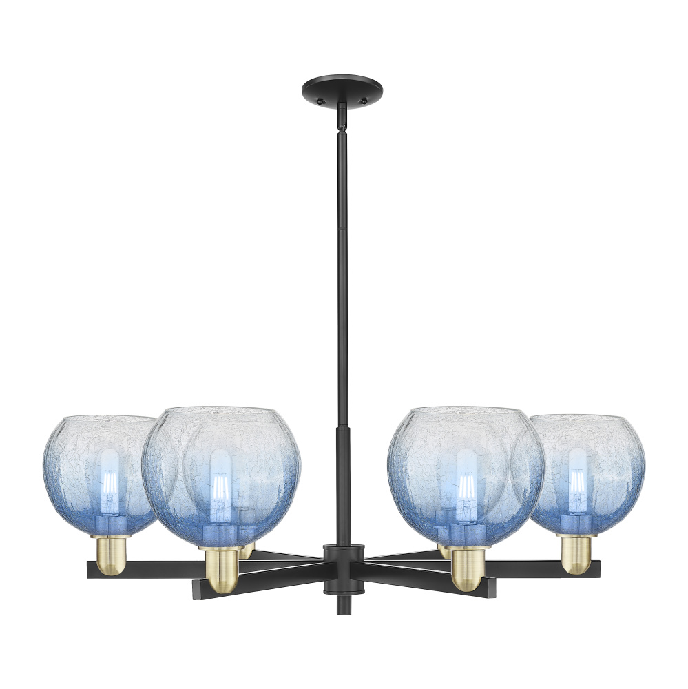 Brookhaven Globe - 6 Light - 24 inch - Black Antique Brass - Chandelier