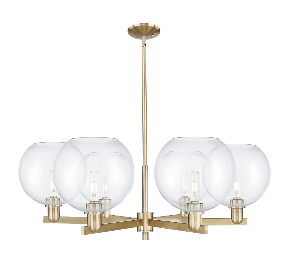 Athens - 6 Light - 40 inch - Champagne Bronze - Stem hung - Chandelier