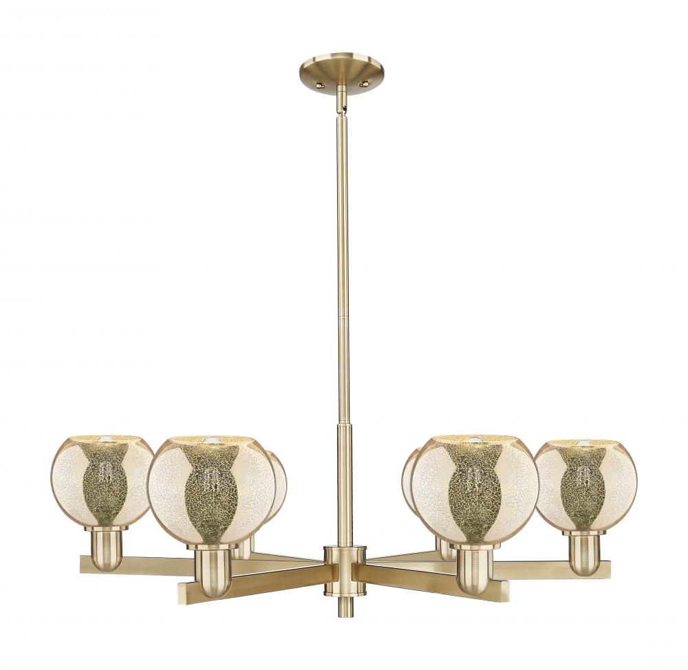Athens - 6 Light - 36 inch - Champagne Bronze - Stem hung - Chandelier